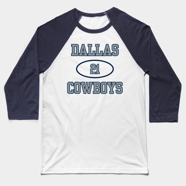 DALLAS COWBOYS DEION SANDERS / EZEKIEL ELLIOTT #21 Baseball T-Shirt by capognad